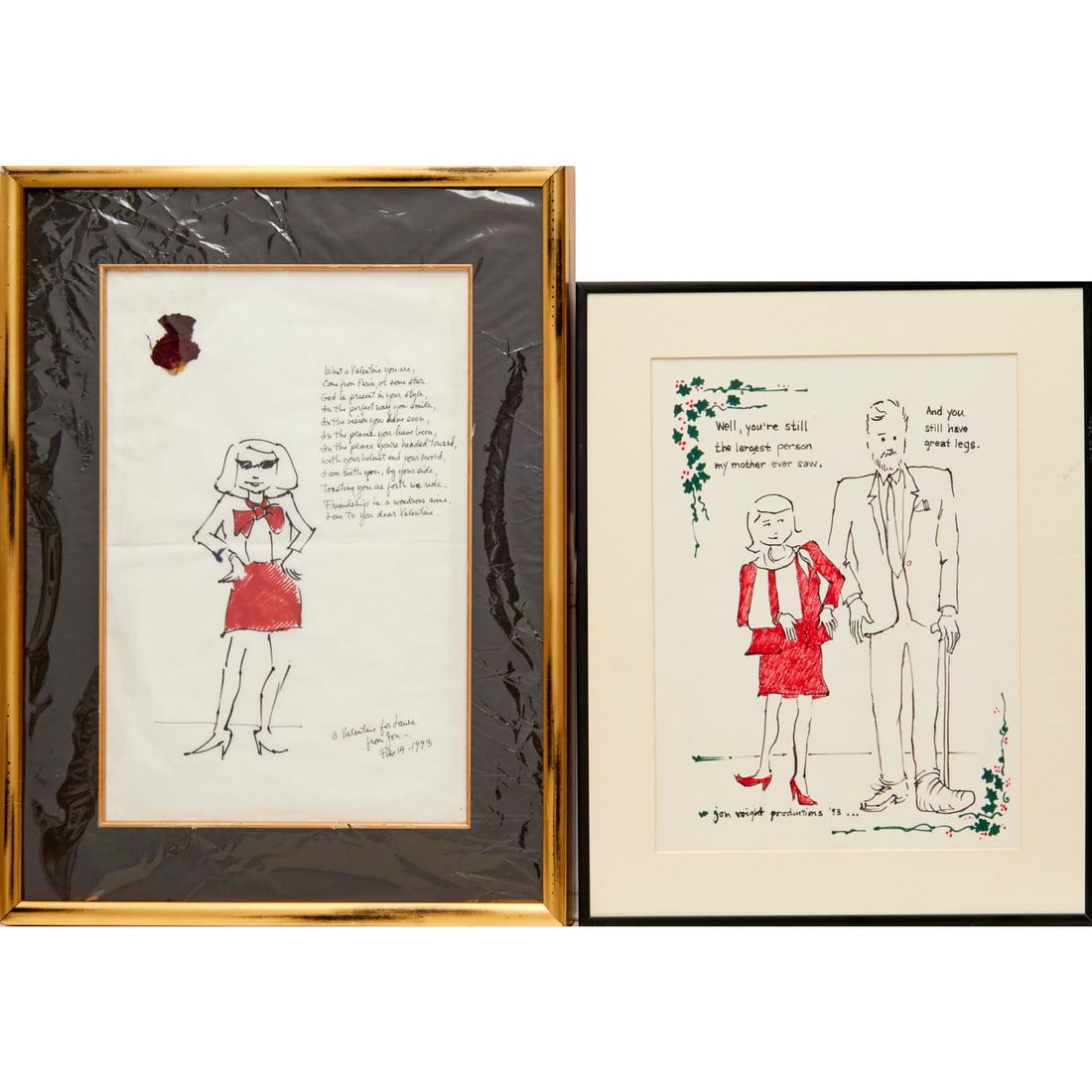 Jon Voight, Valentine & Christmas drawings (1 of 8)