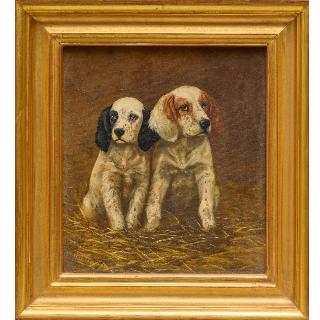 H.B. Tallman, oil on canvas, 19th c. (1 of 4)