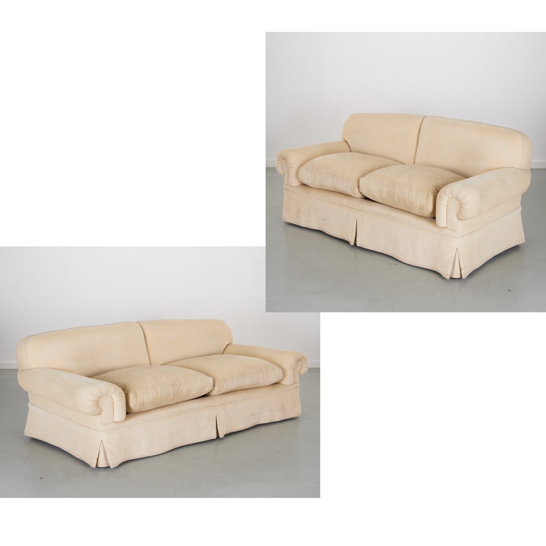 Custom upholstered Lawson sofa and love seat (1 of 7)