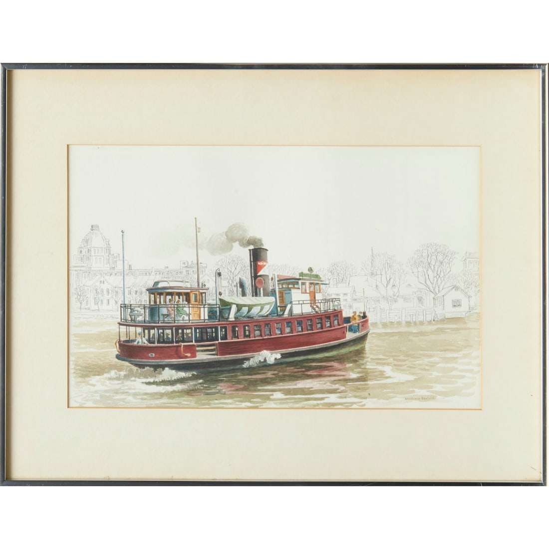 Woldemar Neufeld, watercolor on paper (1 of 7)