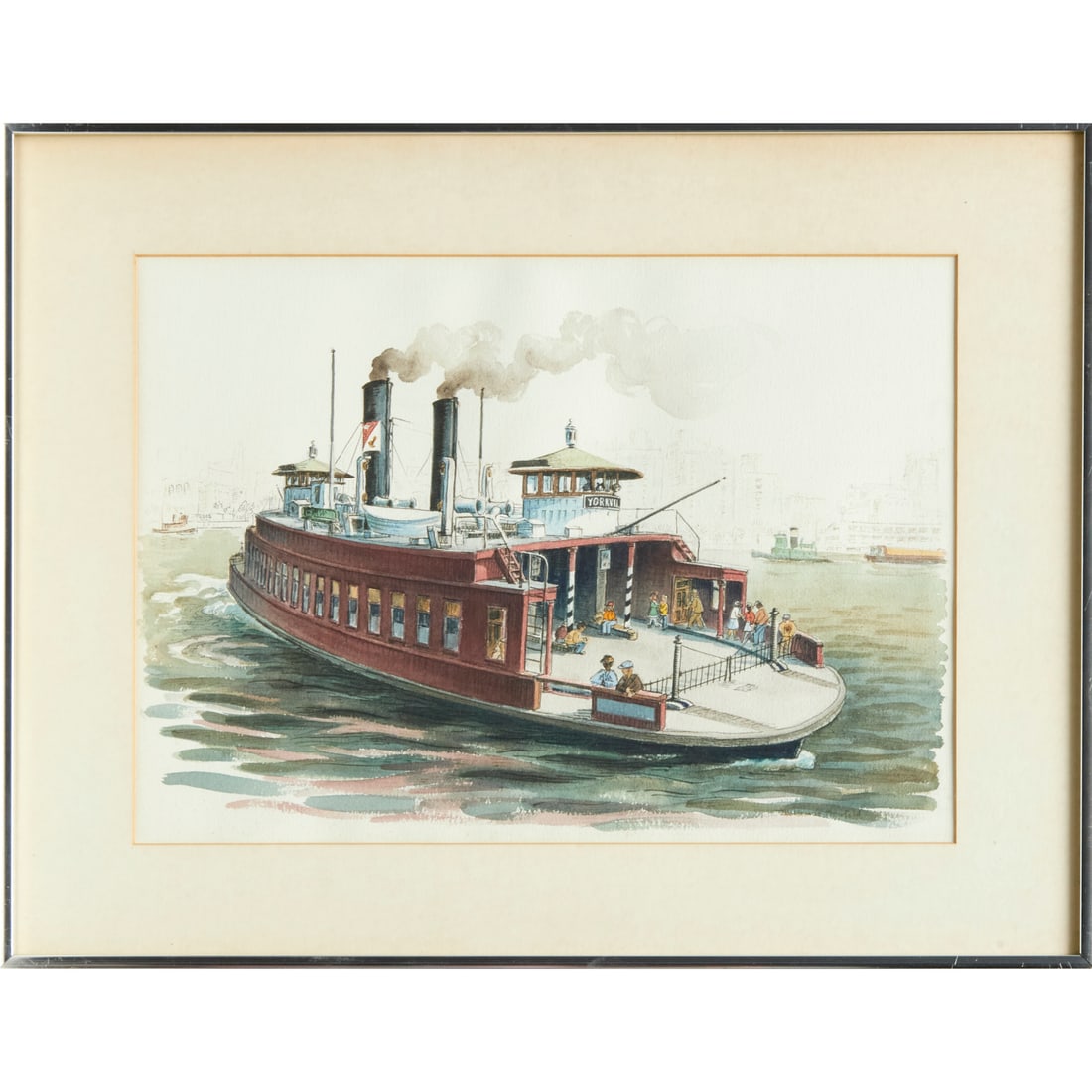 Woldemar Neufeld, watercolor on paper, c. 1965 (1 of 7)