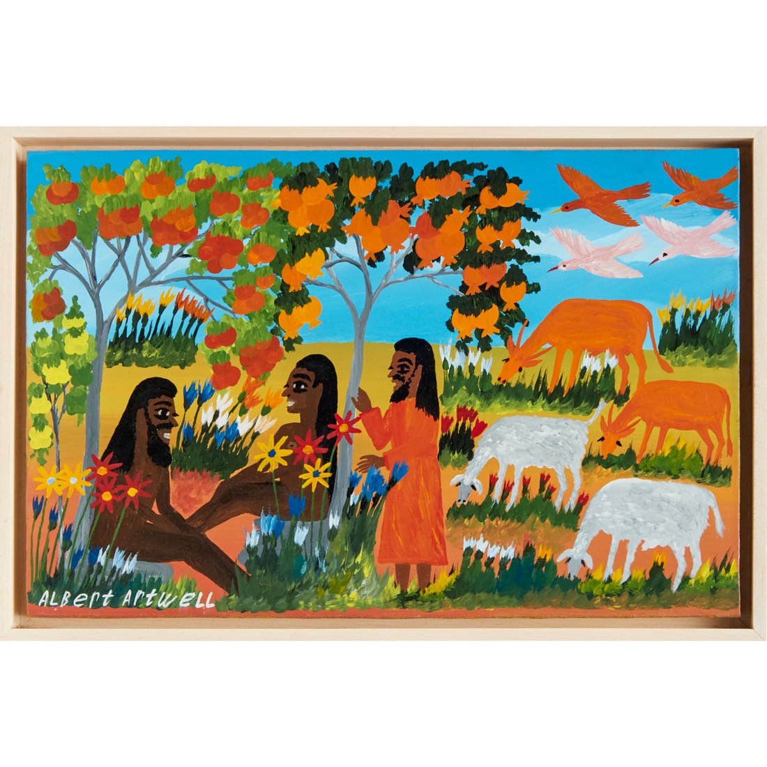 Albert Artwell, acrylic on masonite (1 of 7)