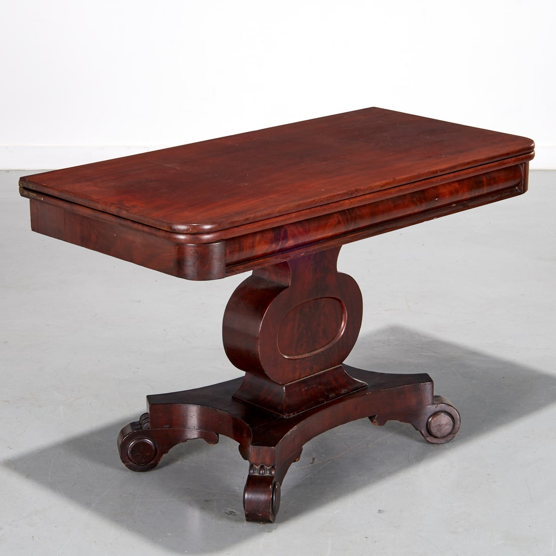 Empire mahogany games table (1 of 5)