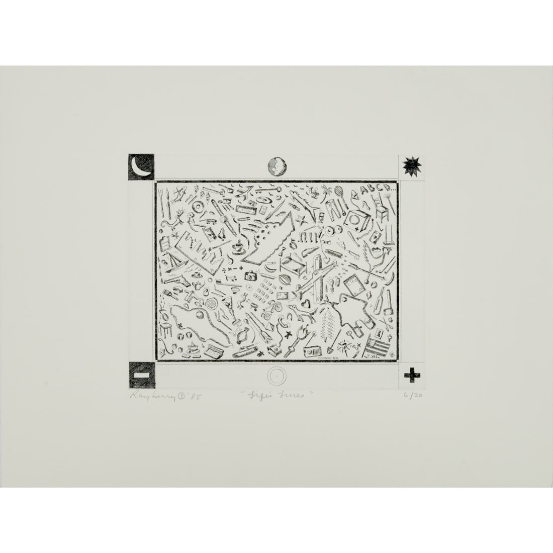 Rayberry, etching, 1985 (1 of 7)