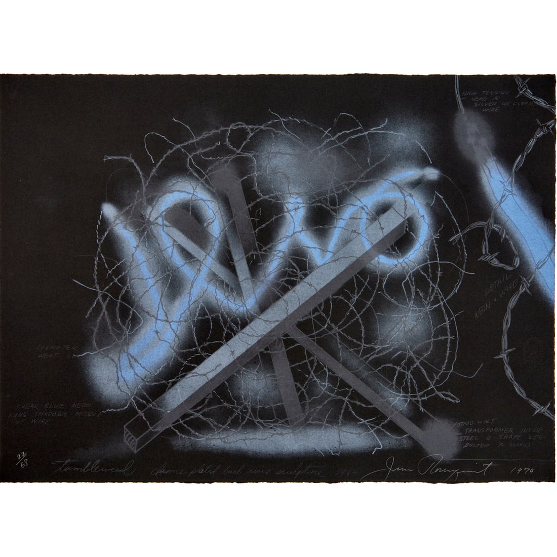 James Rosenquist, lithograph, 1970 (1 of 7)