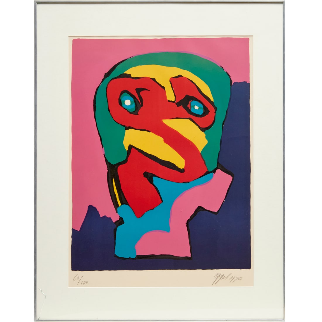 Karel Appel, signed lithograph, 1970 (1 of 6)