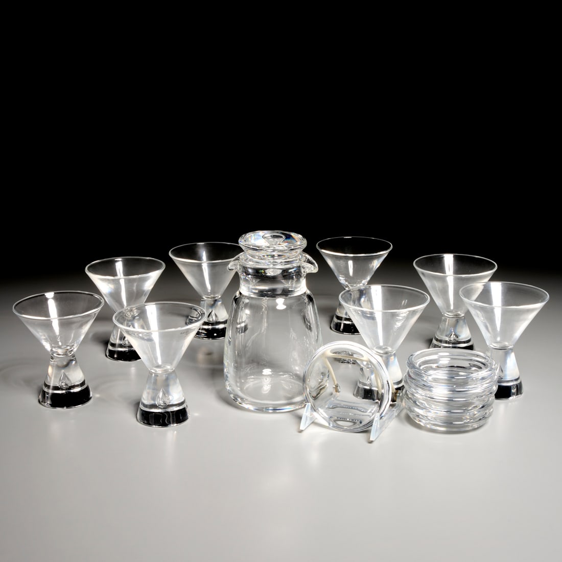 Steuben teardrop cocktail set in original box (1 of 10)