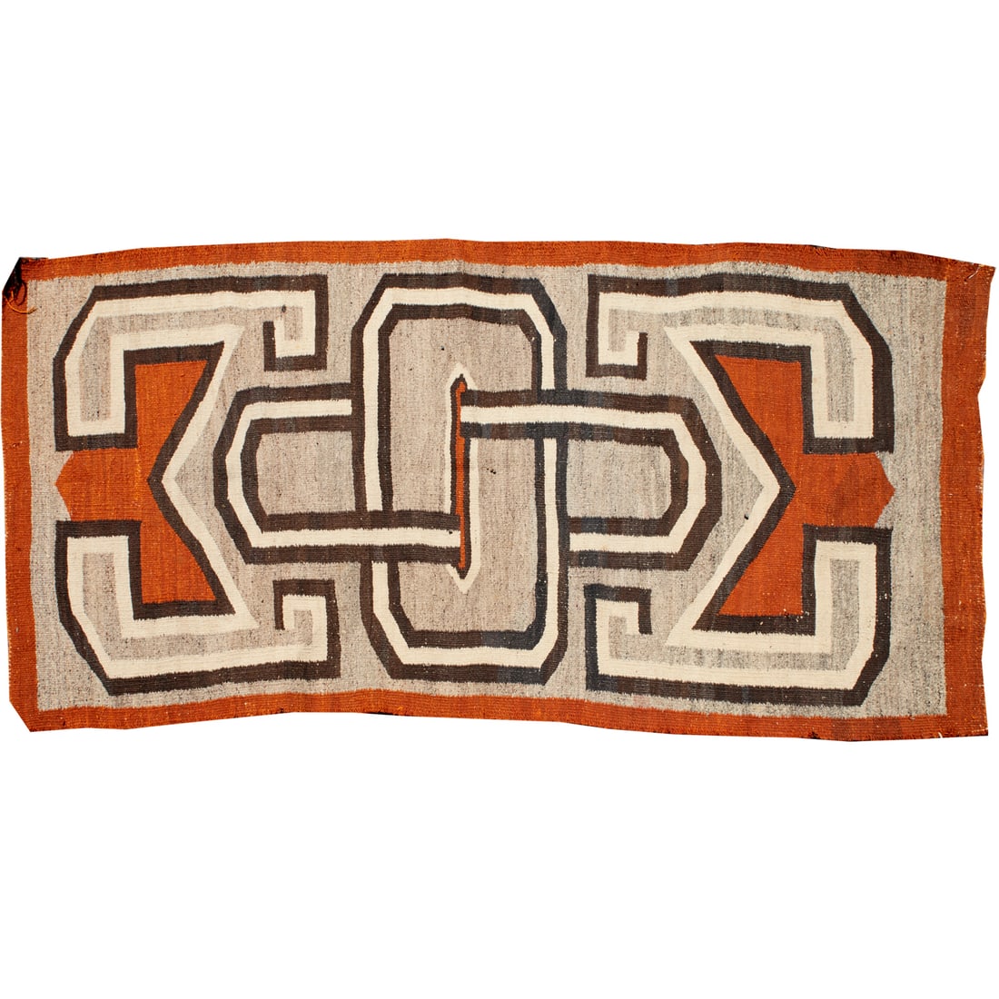 Unusual Navajo style rug or saddle blanket (1 of 5)