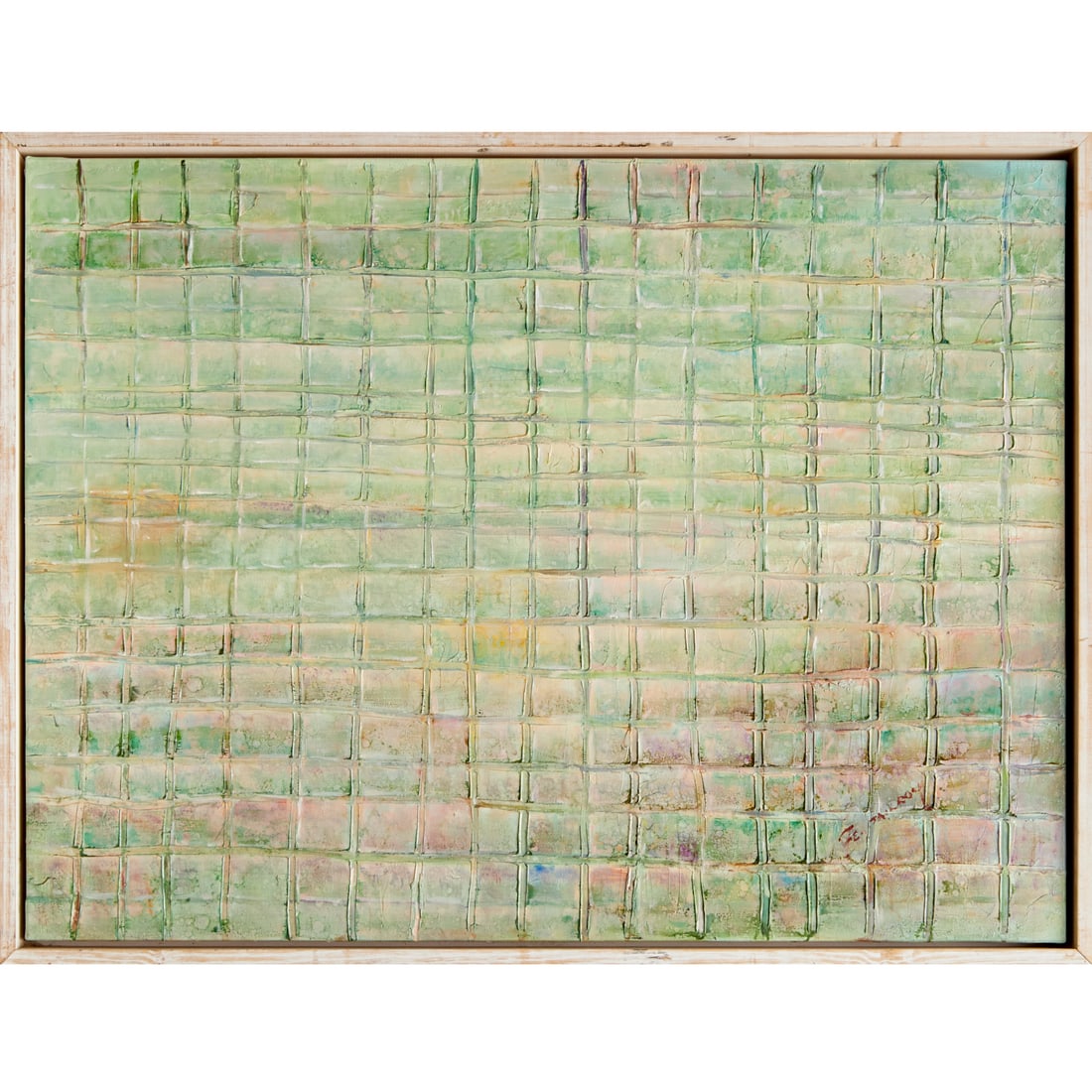 F. Tailroy, Abstract School, large oil on canvas (1 of 5)