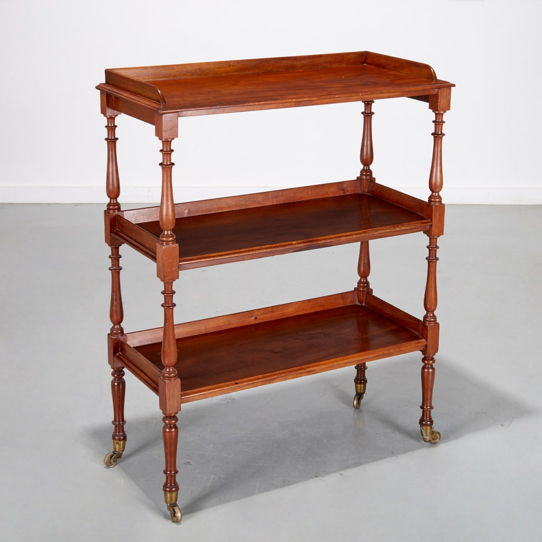 Victorian mahogany serving etagere (1 of 6)