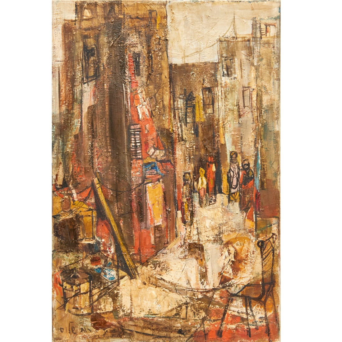 Indonesian School, oil on canvas (1 of 7)