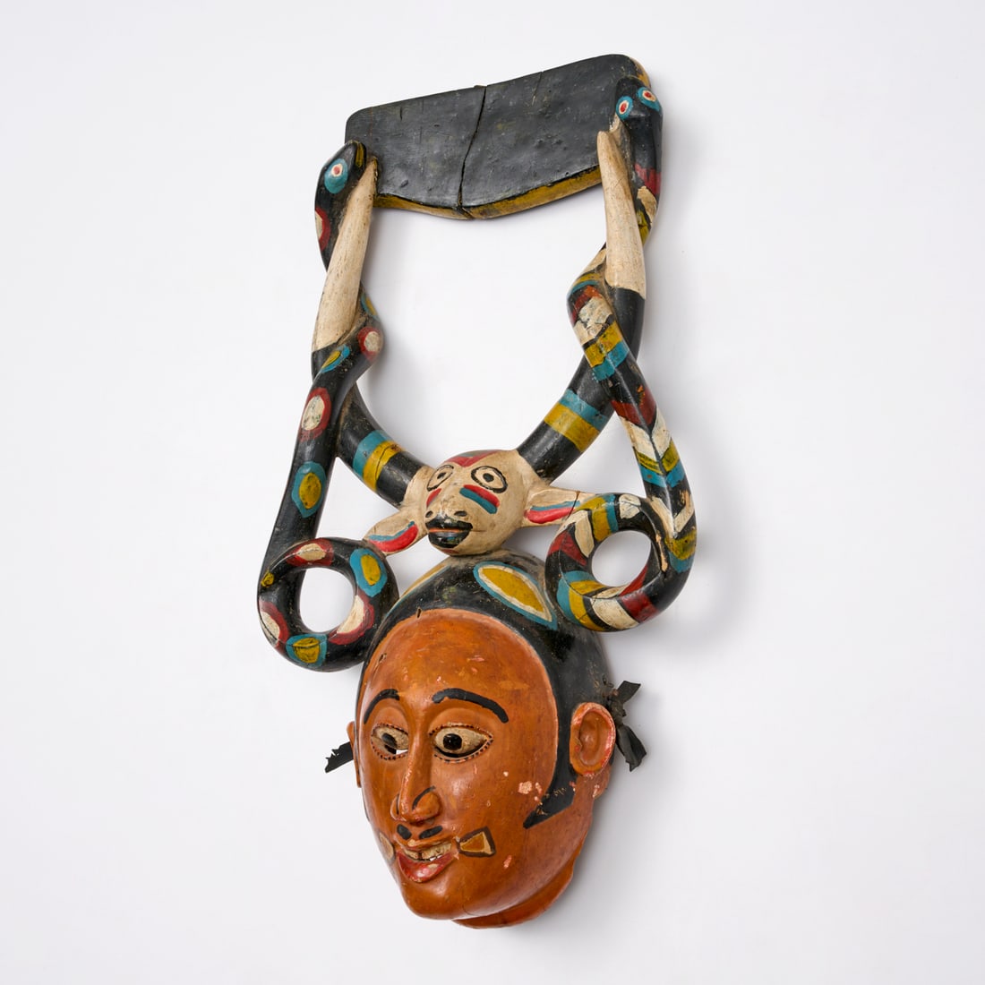 Igbibio People, polychrome face mask (1 of 8)