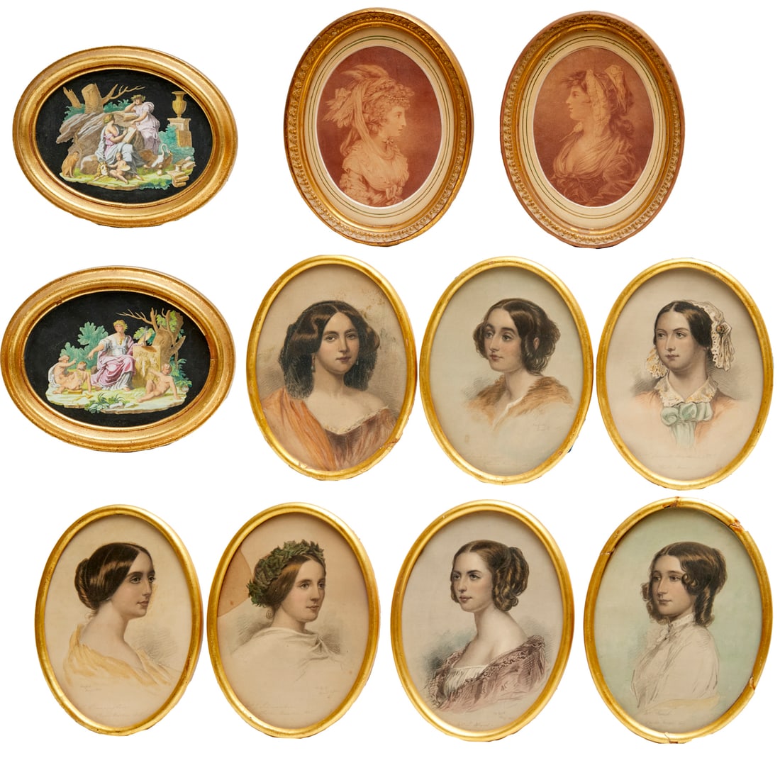 (11) Colored engravings, 19th c. (1 of 5)