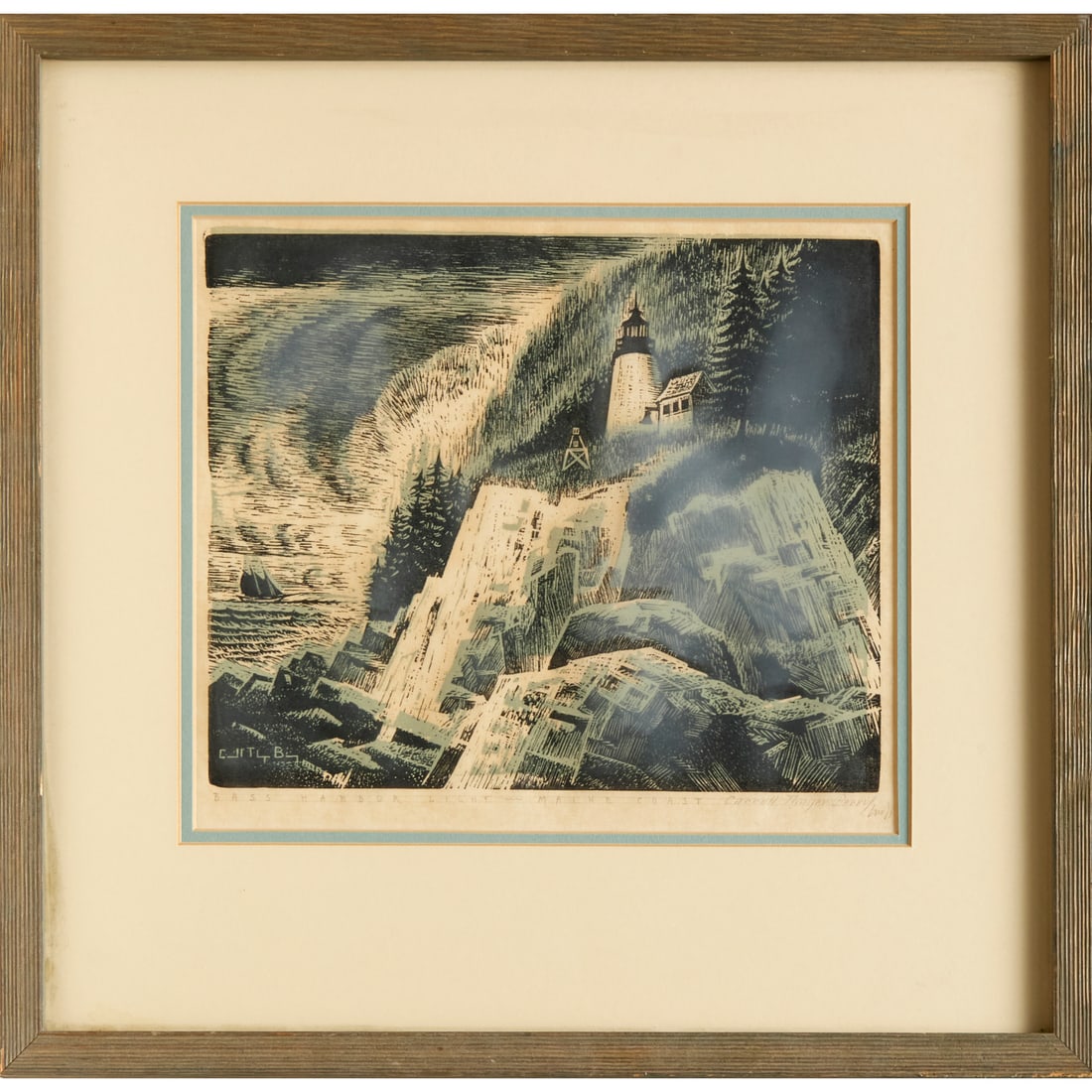 Carroll Thayer Berry, wood engraving (1 of 6)