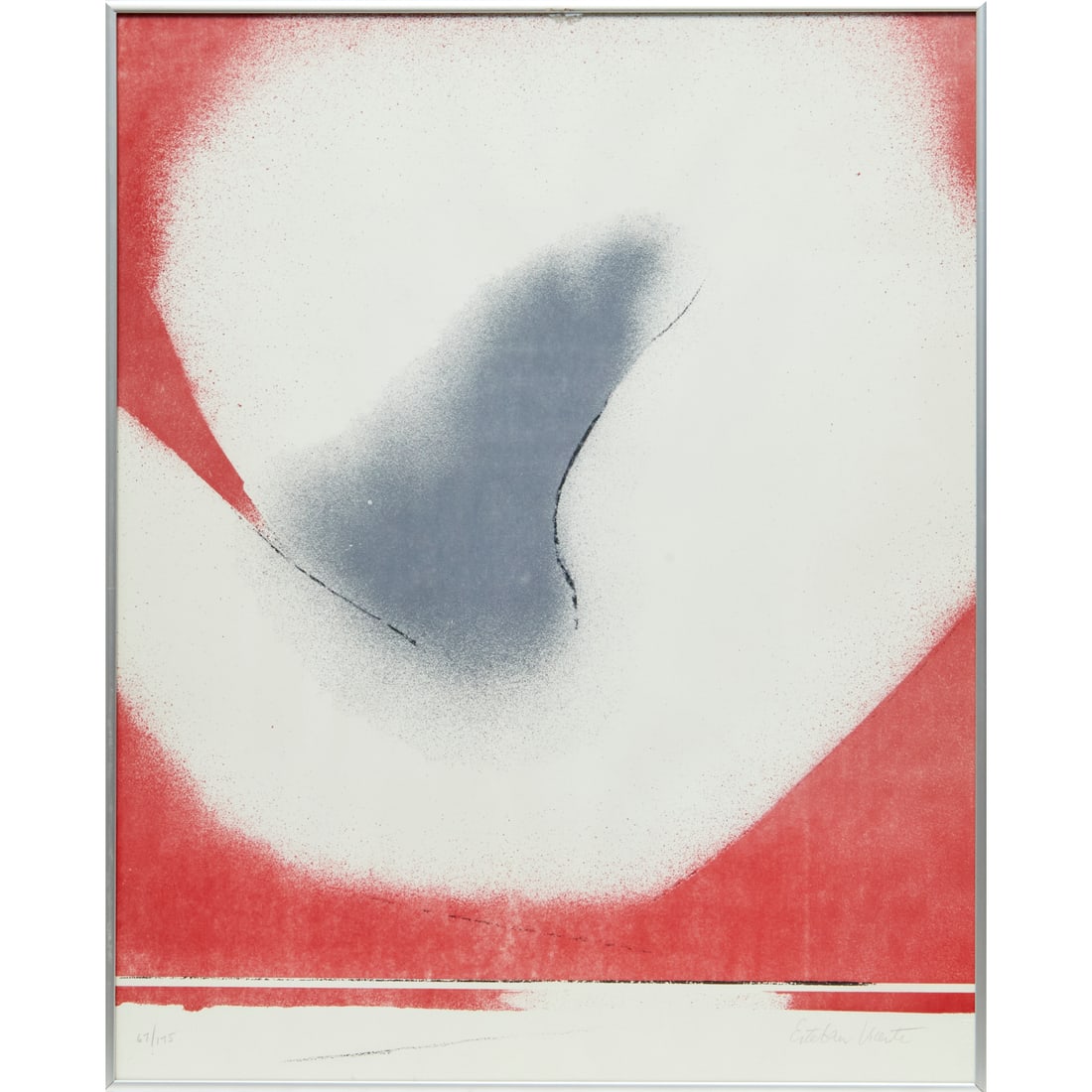 Esteban Vicente, color lithograph, 1970 (1 of 6)