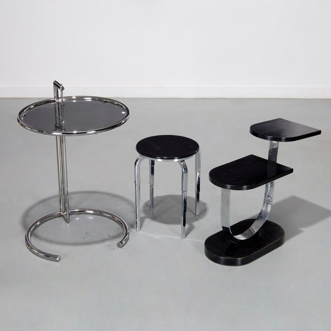 Art Deco chrome furniture group (1 of 7)