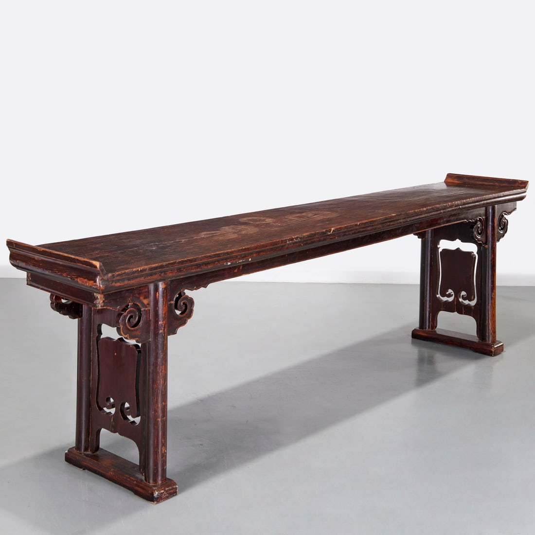 Large Chinese carved elmwood altar table (1 of 6)