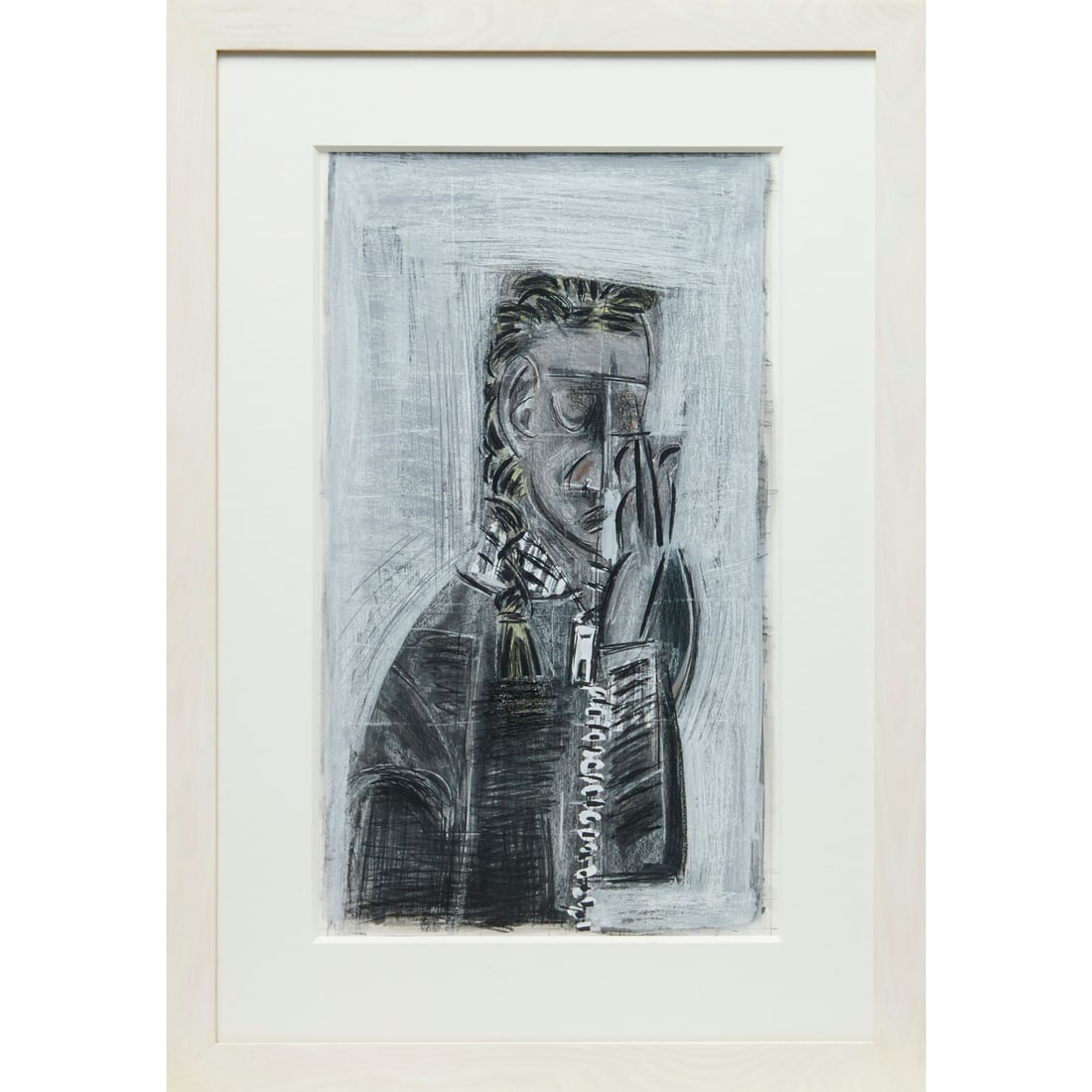 Michael Hurson, mixed media on paper, 1987 (1 of 6)