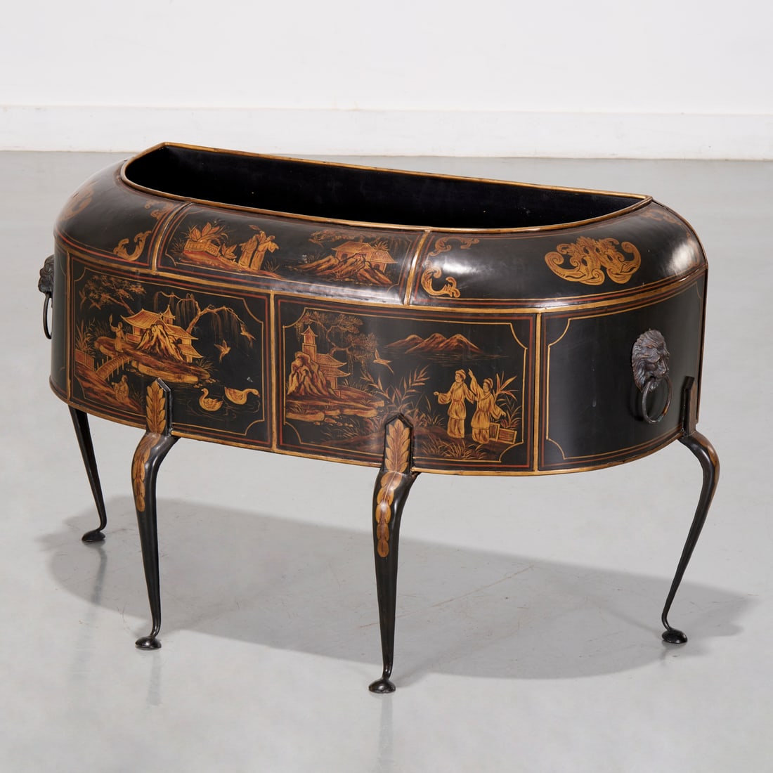 Georgian style chinoiserie tole jardiniere (1 of 10)