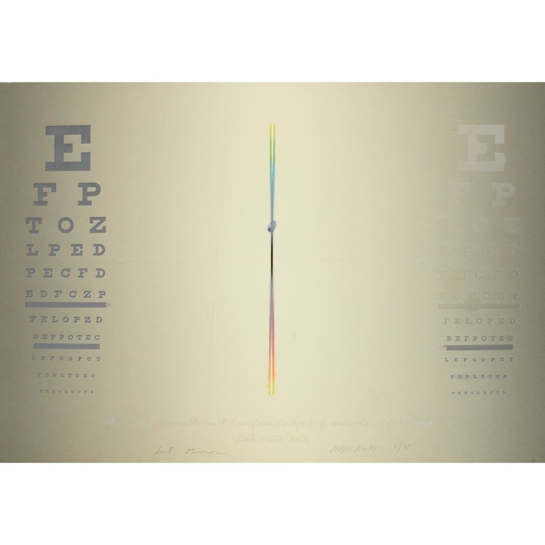 Shusaku Arakawa, embossed lithograph, 1975 (1 of 8)