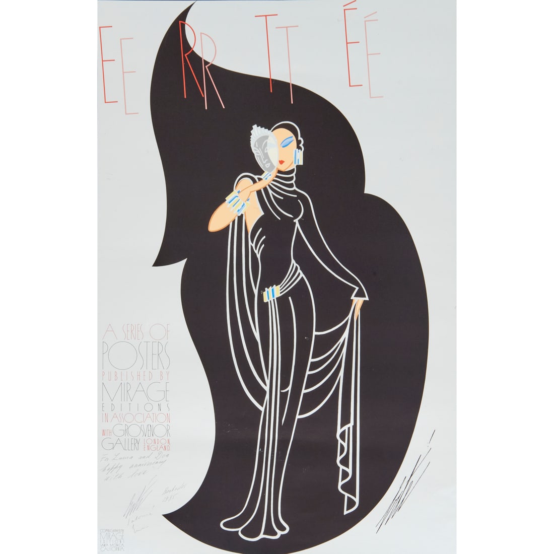 Erte, signed exhibition poster, 1978 (1 of 6)