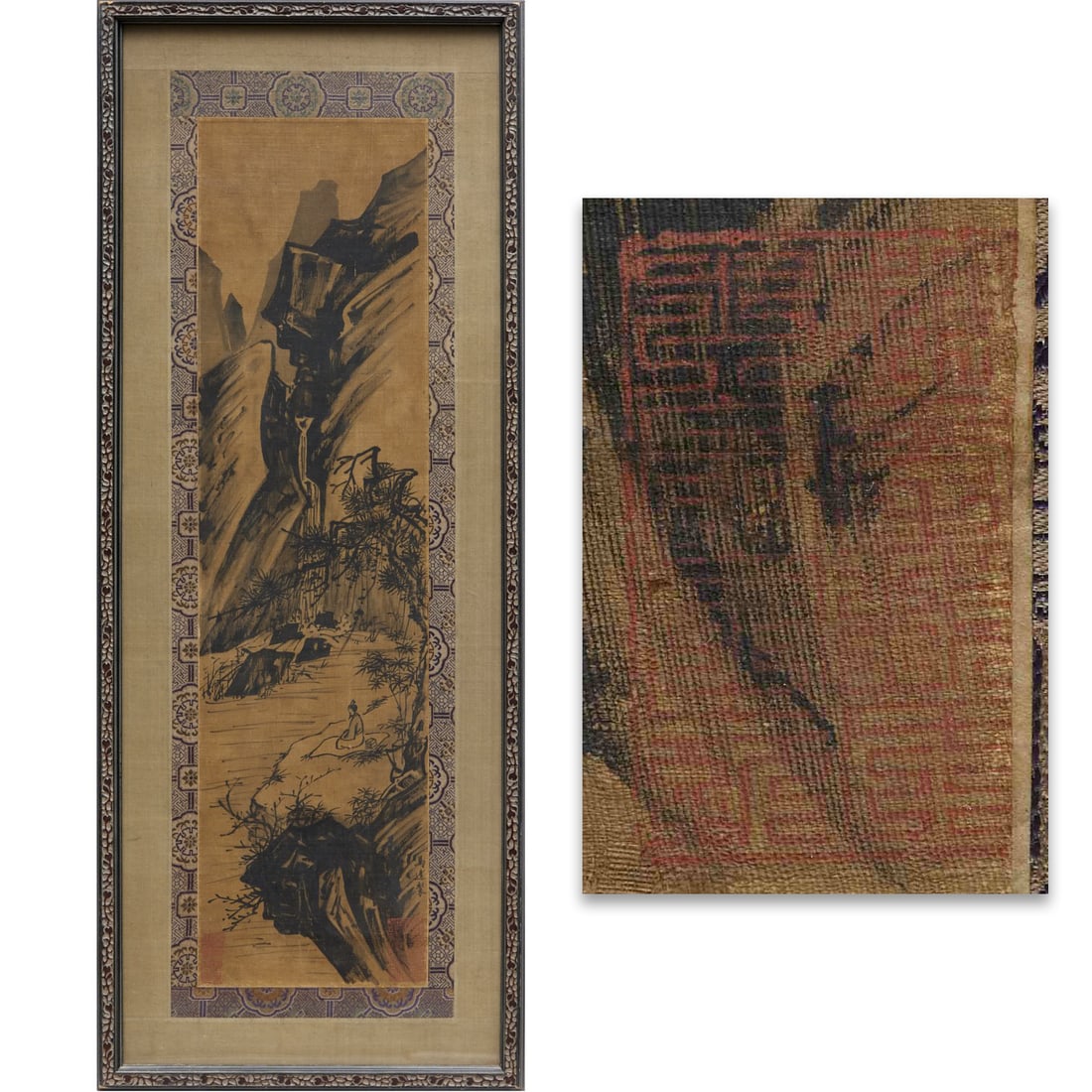 Chinese School, painting on silk (1 of 7)