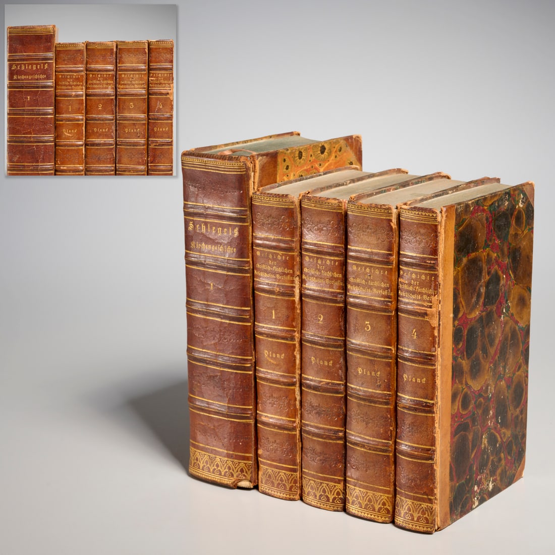 Christian History, (5) German vols., 1784-1808 (1 of 9)