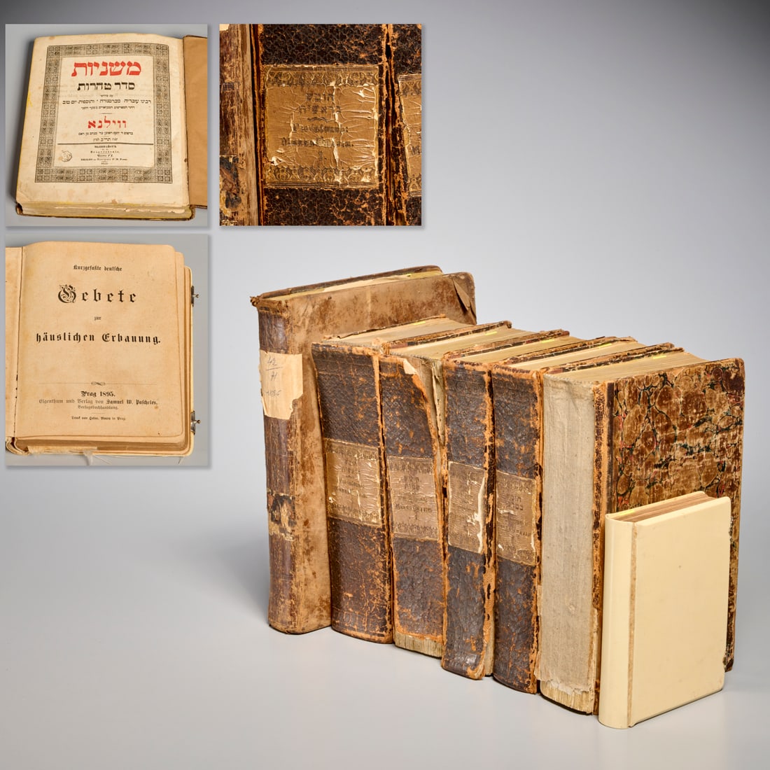 (7) Vols., Antique Hebrew texts, 1831-1895 (1 of 10)