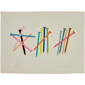 James Rosenquist, lithograph with embossing, 1974