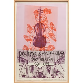 Robert Rauschenberg, artist's proof, signed, 1980
