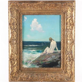 Warren Davis, oil painting