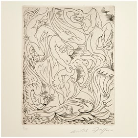 Andre Masson, signed etching