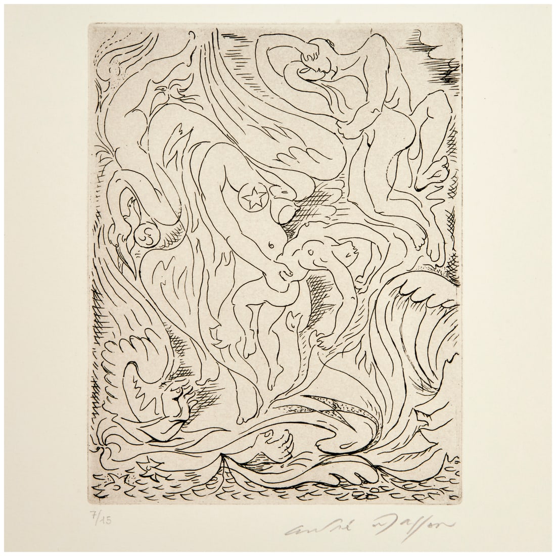Andre Masson, signed etching (1 of 6)
