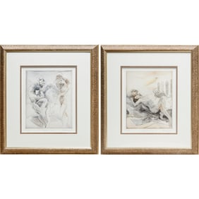 Jurgen Gorg, (2) signed etchings
