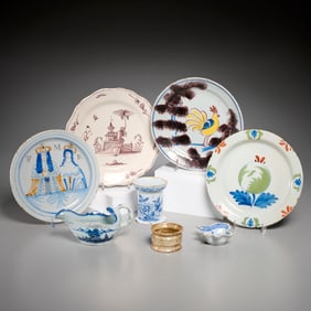 Steiner Collection English Delft group, ex museum