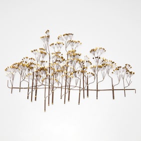 Curtis Jere elm tree wall sculpture