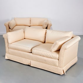 Pair John Stuart love seats