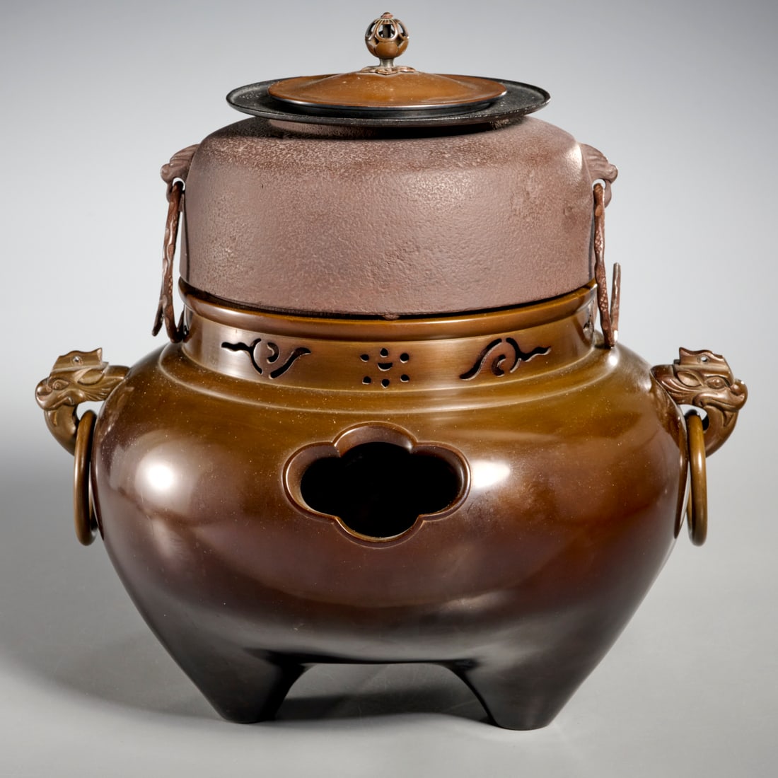Japanese chagama kettle furogama tetsubin (1 of 11)
