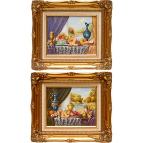 Johan K. Reinprecht, (2) oils on board