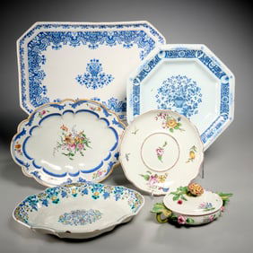 Paul Antoine Hannong faience group, ex museum