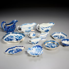 English transferware group, ex museum