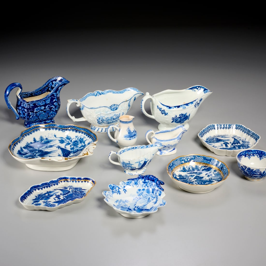 English transferware group, ex museum (1 of 7)