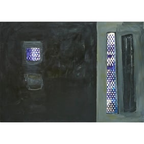 Barry Bridgwood, acrylic on canvas, 1985