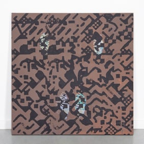 Barry Bridgwood, acrylic on canvas, 1990
