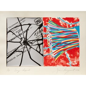 James Rosenquist, lithograph collage, 1970