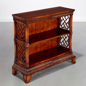 Sarreid Chinese Chippendale style open bookcase