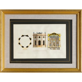 Gibbs and Kirkall architectural engraving