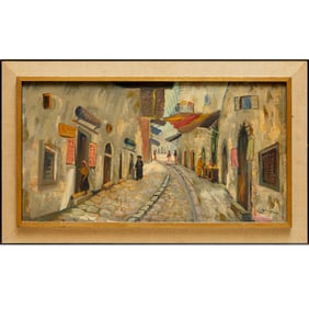 Avigdor Arikha, oil on masonite