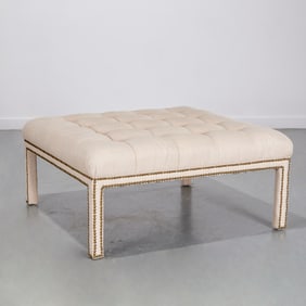 O. Henry House oversized tufted ottoman
