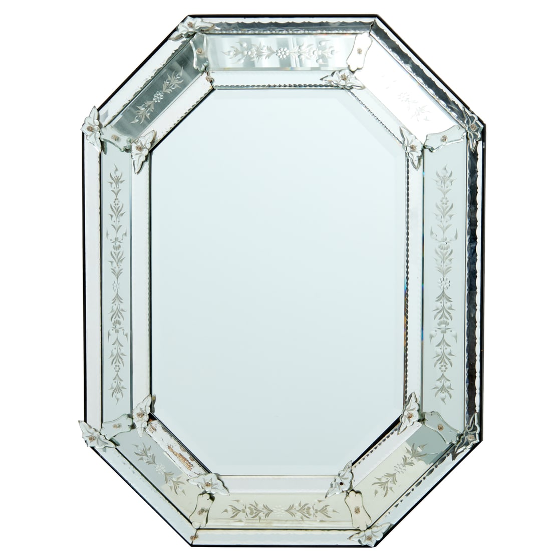 Octagonal Venetian style wall mirror (1 of 9)